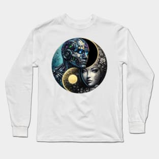 Yin and Yang Tattoo Long Sleeve T-Shirt